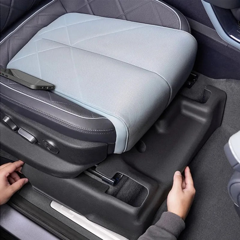 Leopard 5 Underseat Anti-Kick Pad – Front and Rear Seat Protective Pads for TPE Interior Decoration - Delicate Leather