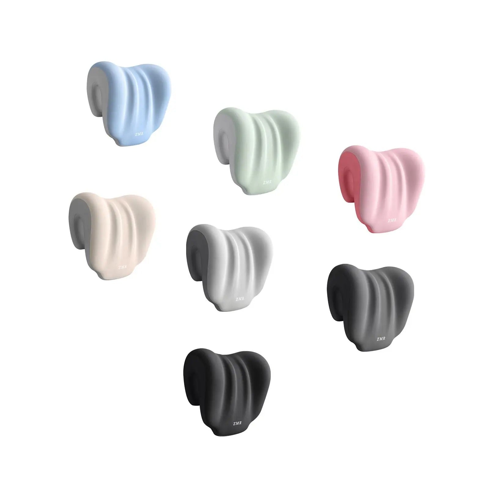 Memory Foam Neck Support Pillow – Non-Slip Headrest and Napping Pillow for Adults and Students - Delicate Leather