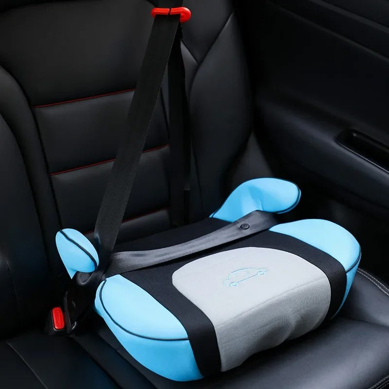 Children's Car Booster Cushion – Portable Safety Seat & Dining Chair Cushion - Delicate Leather
