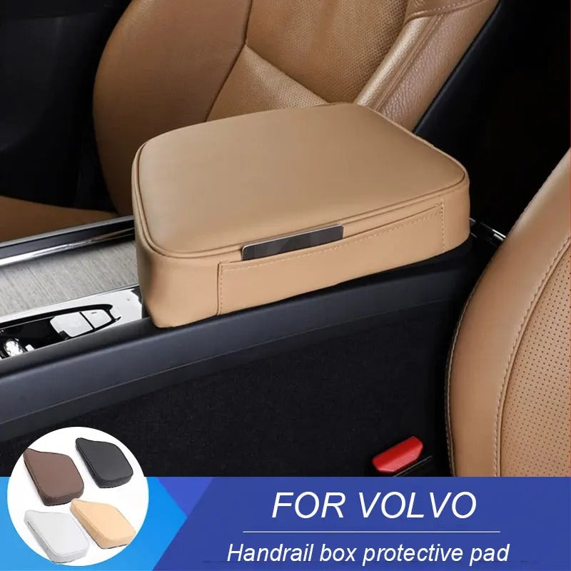 Armrest Box Protective Pad for Car – Interior Height Pad and Decoration - Delicate Leather