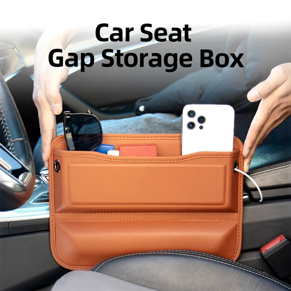 Universal Car Seat Gap Storage Box – Multifunctional Seat Gap Pocket Organizer