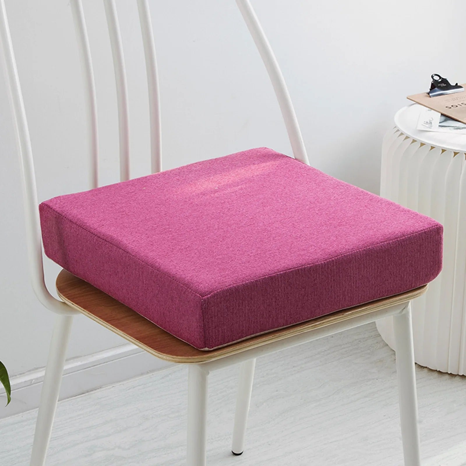 Premium Memory Foam Chair Cushion – High-Density Comfort & Winter Warmth - Delicate Leather