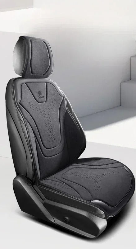 Universal Breathable Car Seat Cover – Four-Season Anti-Slip Protection for Sedans, SUVs, and MPVs - Delicate Leather