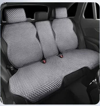 Universal Ice Silk Car Seat Cover - Breathable, Four-Season Protection for Cars - Delicate Leather
