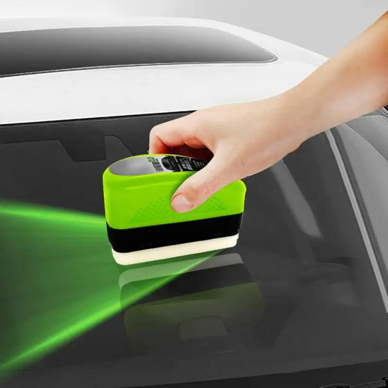 Automotive Oil Film Cleaning Brush – 150ml Glass Cleaner for Windshields & Home Use - Delicate Leather