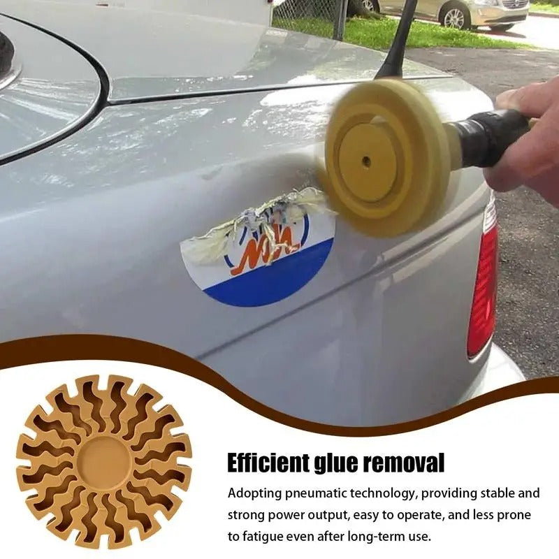 Car Glass Oil Film Cleaner – Cleaning Brush with Liquid for Rain, Fog Prevention, and Glass Care