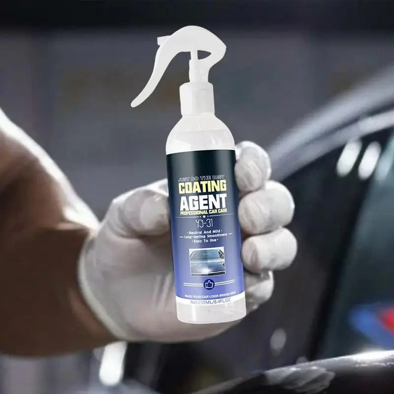 Ceramic Coating Spray for Cars – 250ml Rapid Wax Polish for Cars, Trucks & Motorcycles