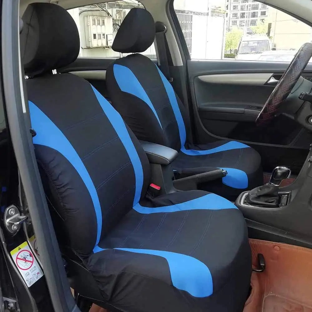 Dustproof Car Seat Cover Protector with Headrest - Comfortable, Four-Season Fit for Most Cars - Delicate Leather