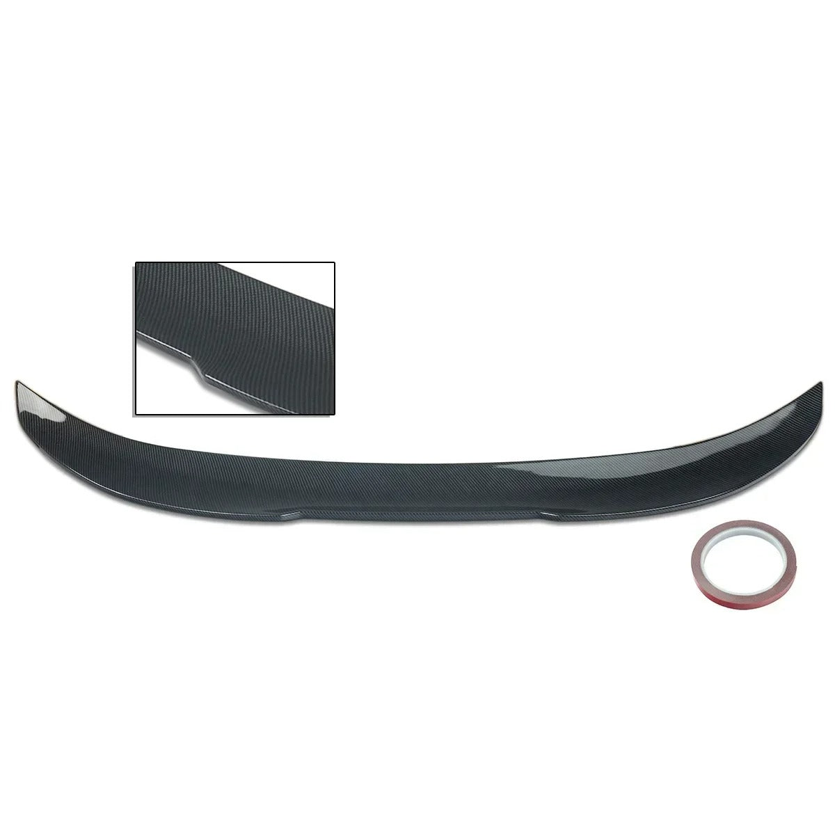 PSM Style Rear Trunk Spoiler for BMW 3 Series F30 & F80 M3 (2012-2018) – Carbon Fiber Look - Delicate Leather