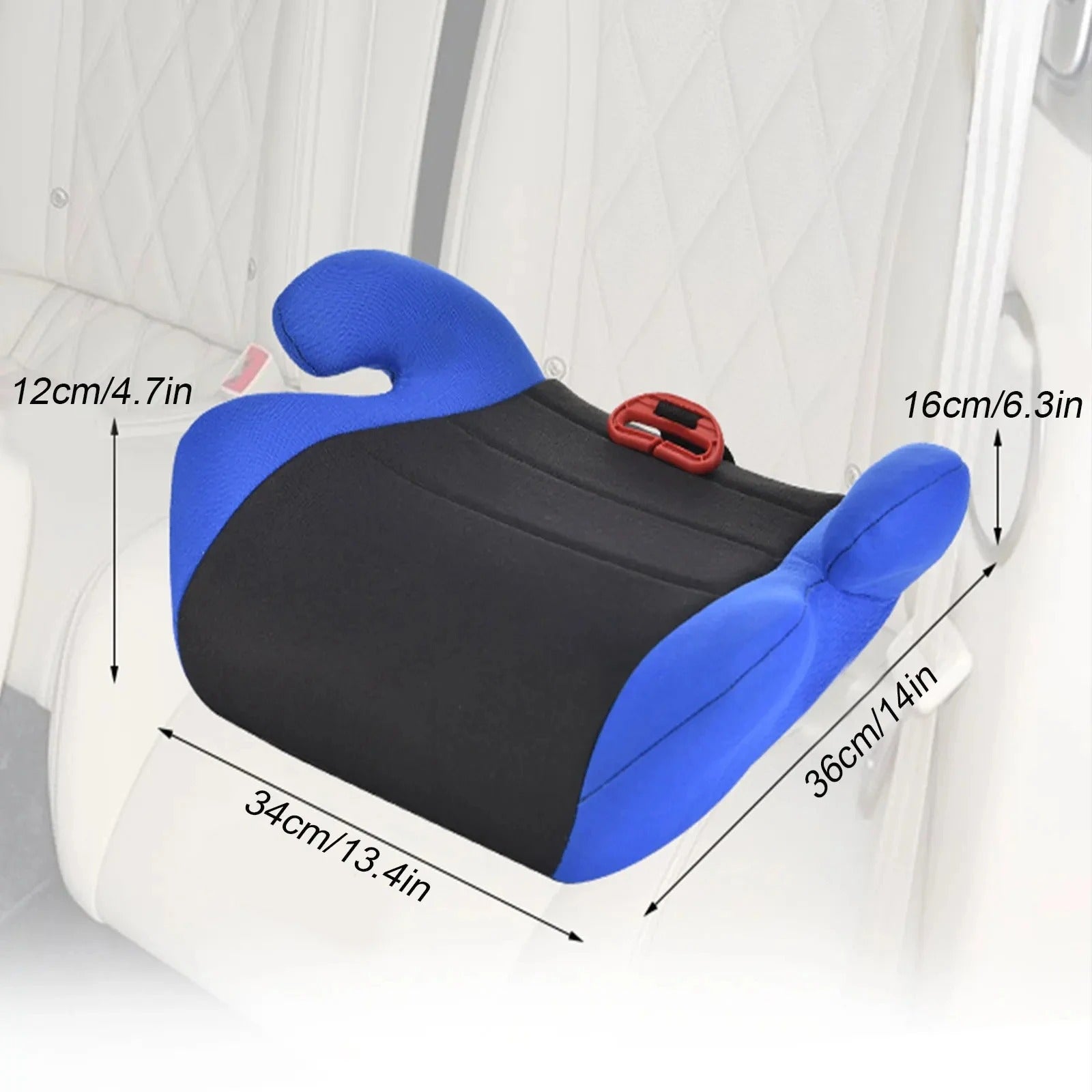 Kids Seat Cushion Booster Pad – Height-Adjusting Safety Seat for Ages 3-12
