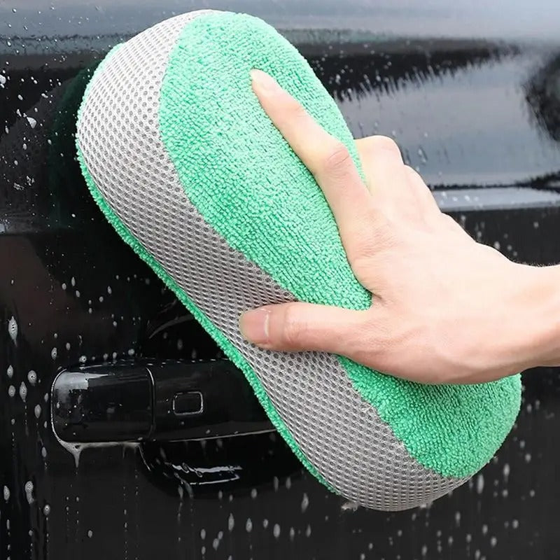 Durable Car Cleaning Sponge – Large, Absorbent, All-Purpose Wash Pad for Cars & Home - Delicate Leather