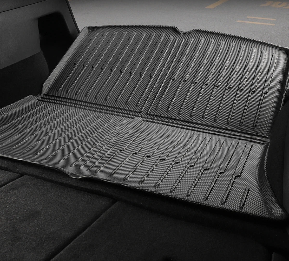 Rear Seat Backrest Protective Pad & Trunk Mat – For Tesla Model Y (2021-2024) - Delicate Leather