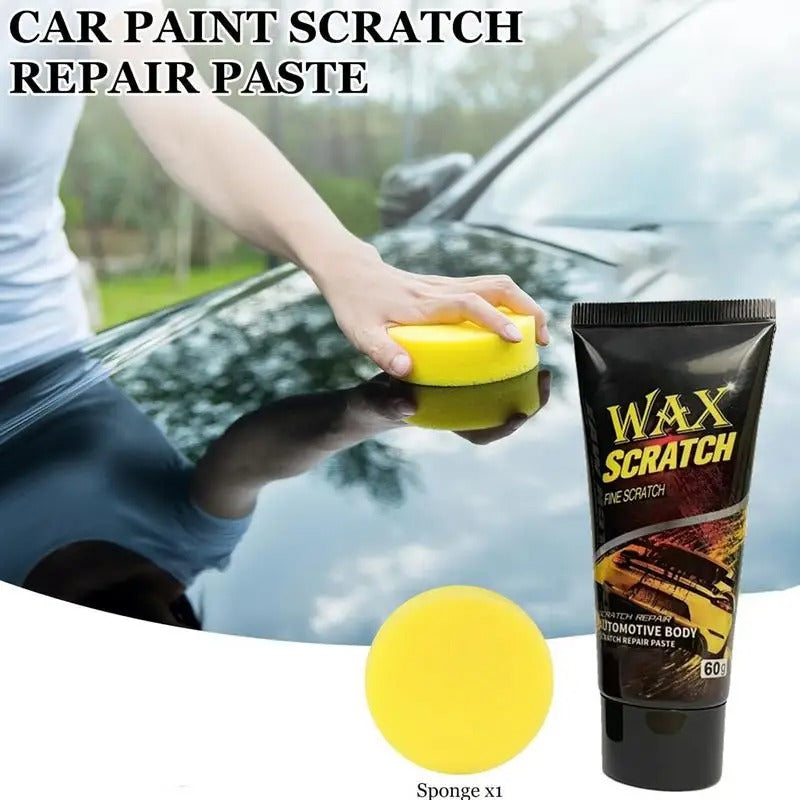 Car Wax Scratch Repair Paste - Professional Auto Polishing Wax for Scratch Removal, Shine & Protection - Delicate Leather