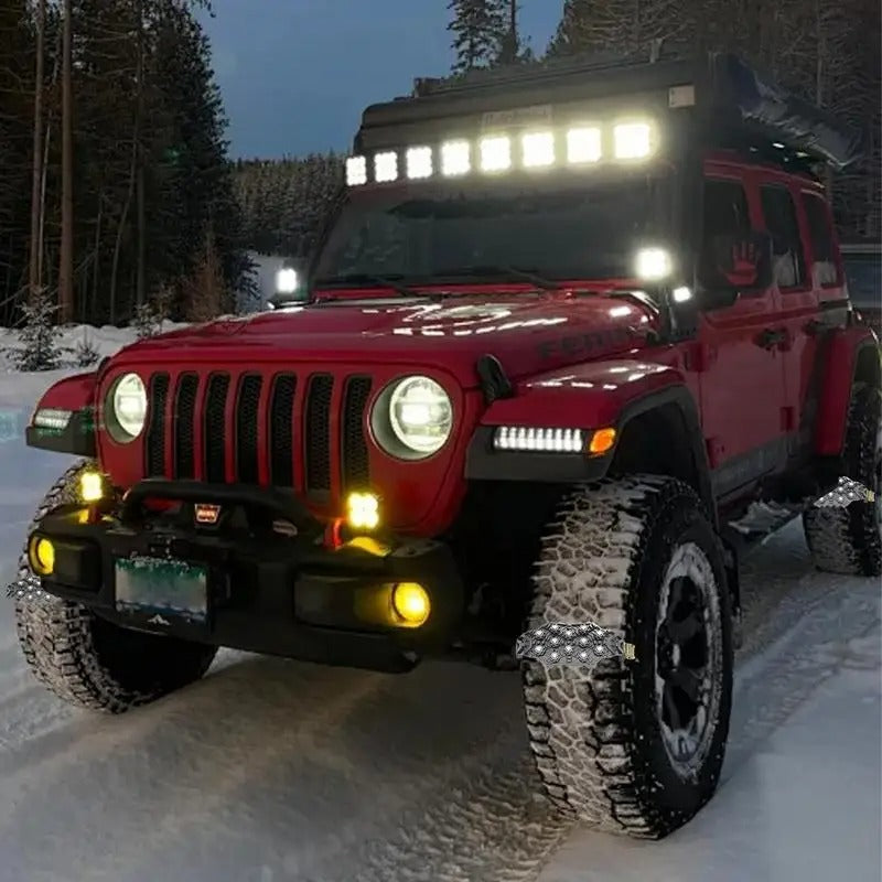 Heavy-Duty Snow Tire Chains – Anti-Skid, Noise-Reducing Traction for Icy Roads
