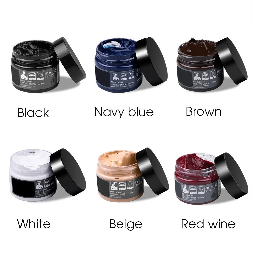 Liquid Skin Leather Repair Kit – No-Heat Restoration for Car Seats, Sofas, and Leather Goods - Delicate Leather