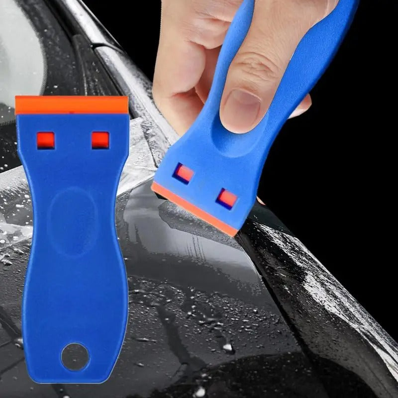 Portable Sticker Scraper Tool – Efficient Label & Decal Remover for Film Application - Delicate Leather