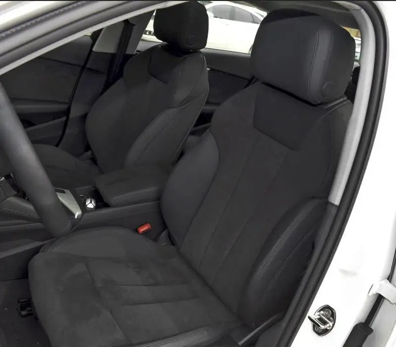 Adjustable Headrest for Audi A4B9, Q5, A6C7, and More – Summer Comfort with Synthetic Fiber Filling - Delicate Leather