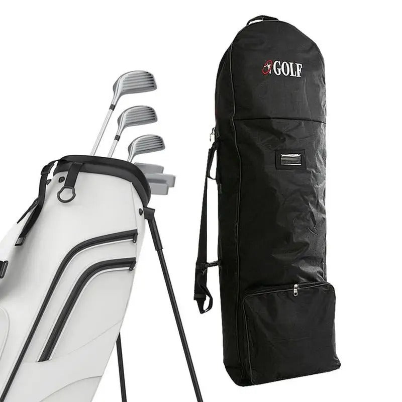 Golf Travel Bag with Wheels – Heavy-Duty Golf Club Cover for Secure Transport