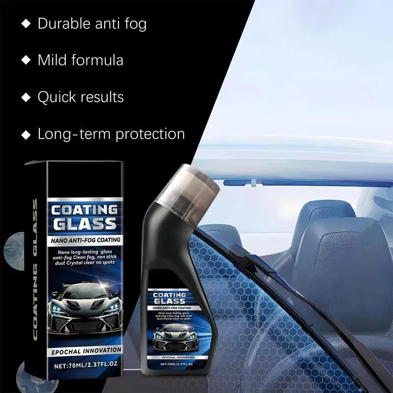 Hydrophobic Windshield Coating – 70ml Waterproof & Protective Glass Coating Agent