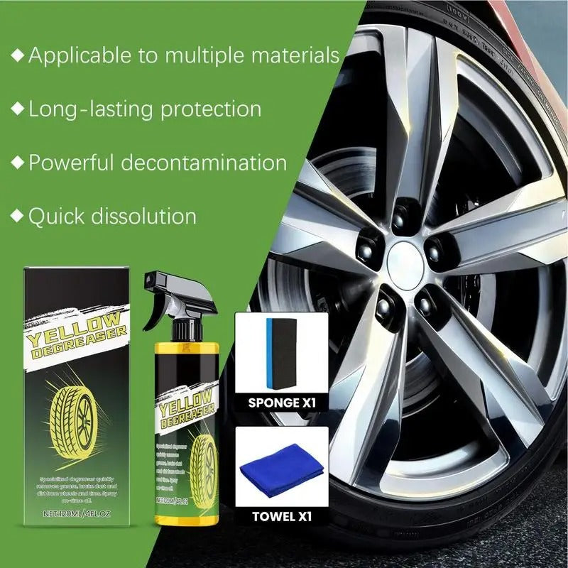 Wheel Paint Iron Remover Spray – 120ml Professional Wheel & Tire Cleaner
