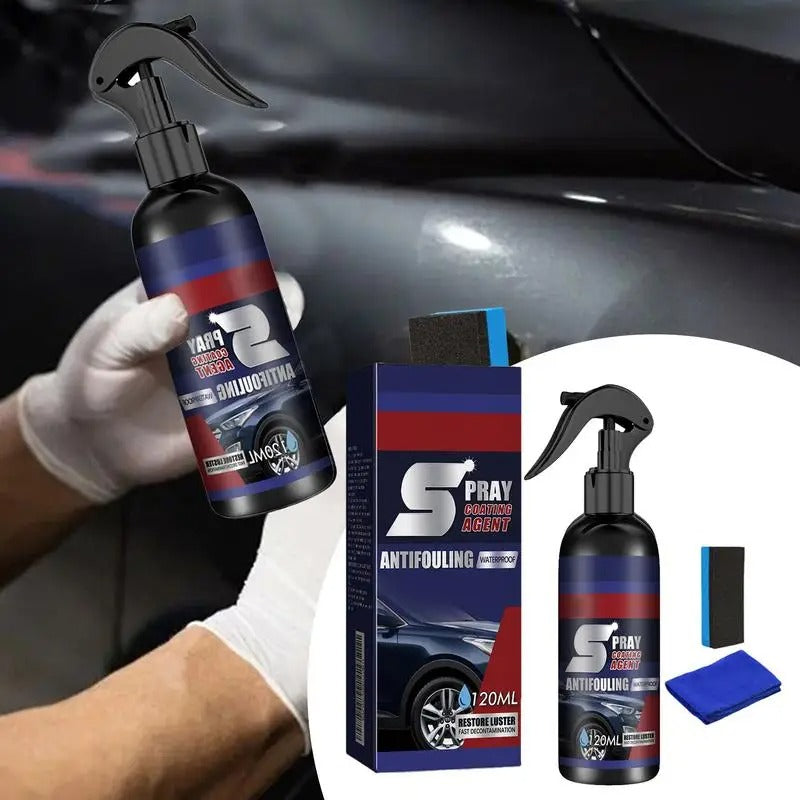 Car Coating Spray 120ml - Protective Polishing Liquid for Scratch Repair & Shine - Delicate Leather