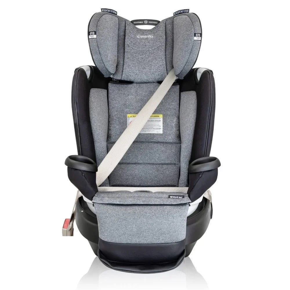 Gold Revolve360 All-in-One Rotational Car Seat with SensorSafe – Moonstone Gray, 360° Rotation for Enhanced Safety