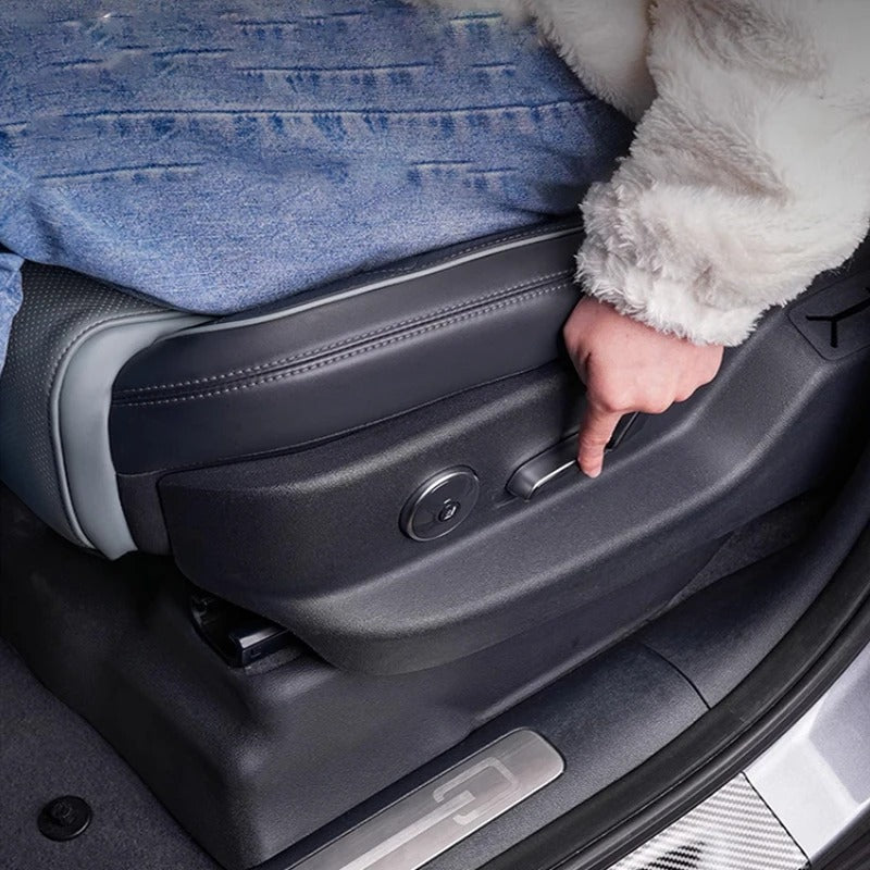 Leopard 5 Underseat Anti-Kick Pad – Front and Rear Seat Protective Pads for TPE Interior Decoration - Delicate Leather