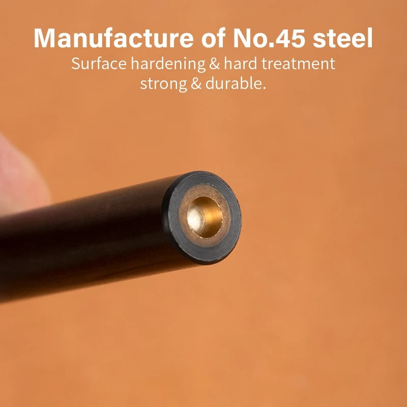 Professional Snap Button Setter Tool Kit – Precision Mold Die Tools for Snap Fastener Installation (8/10/12.5/15mm) - Delicate Leather