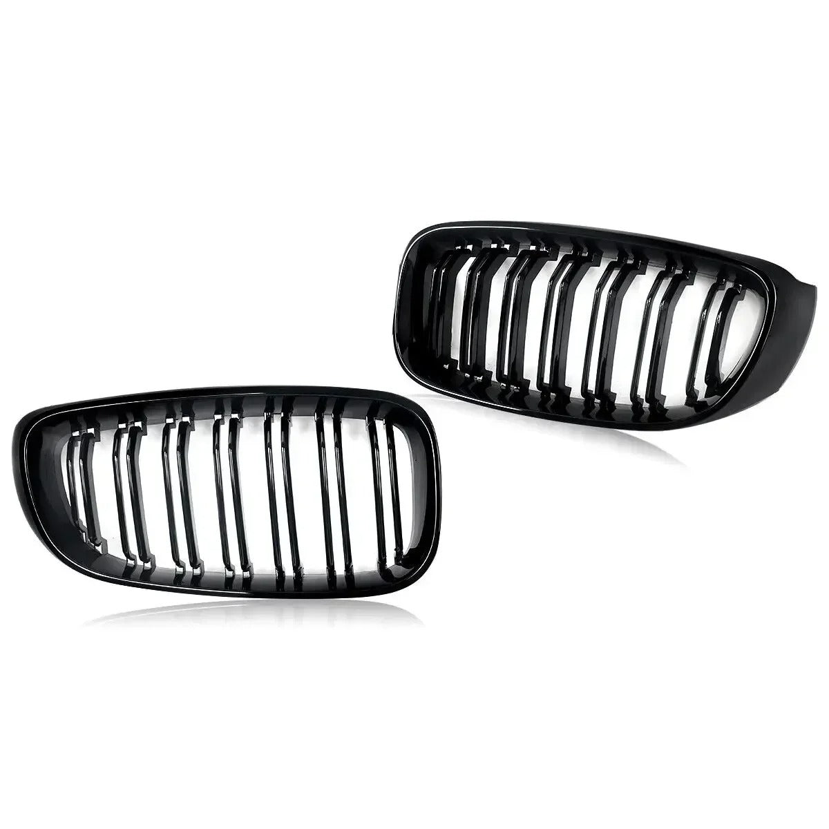 Gloss Black Twin Slat Kidney Grille Pair for BMW 3-Series GT F34 (2012-2018)