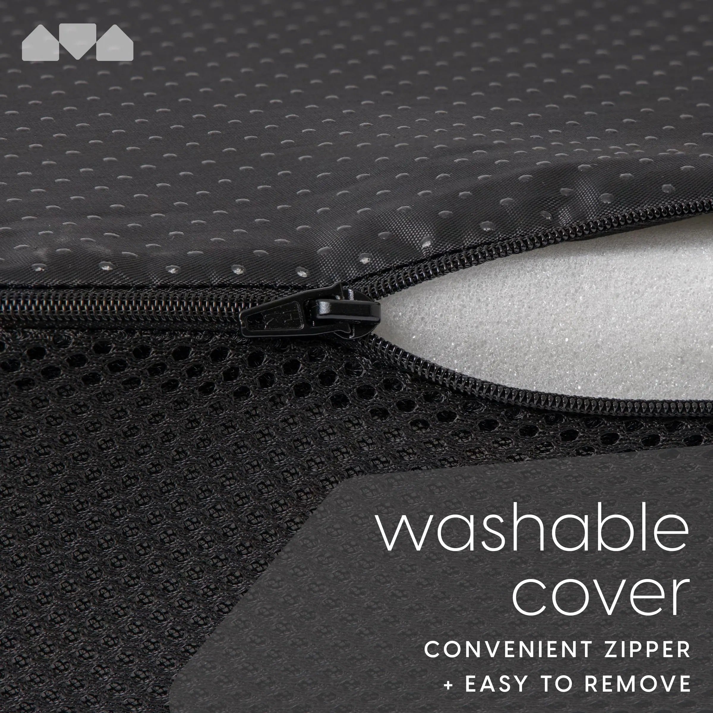 Orthopedic Memory Foam Coccyx Cushion – Sciatica and Back Pain Relief for Office Chairs and Car Seats - Delicate Leather