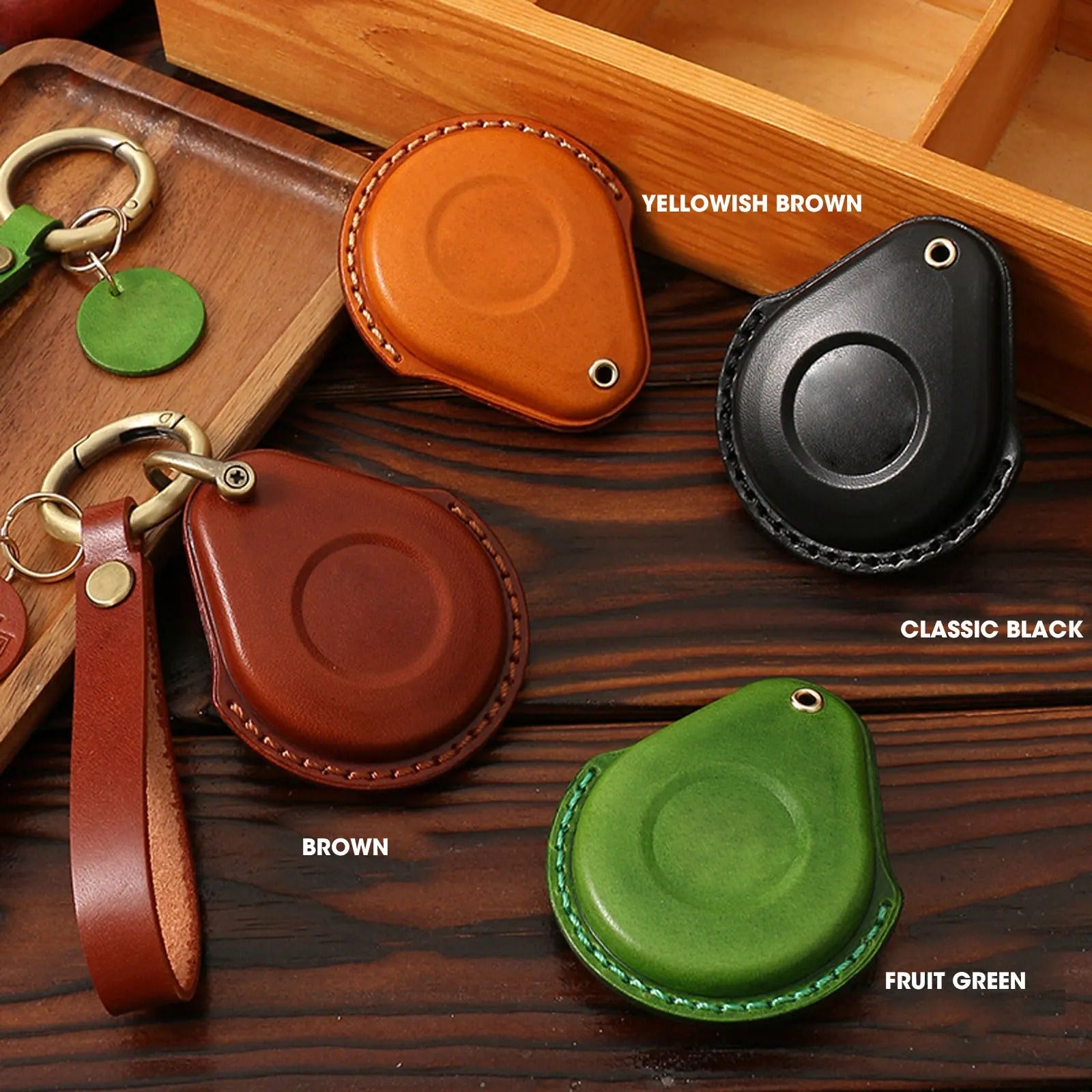 Handcrafted Genuine Leather Smart Key Fob Cover
