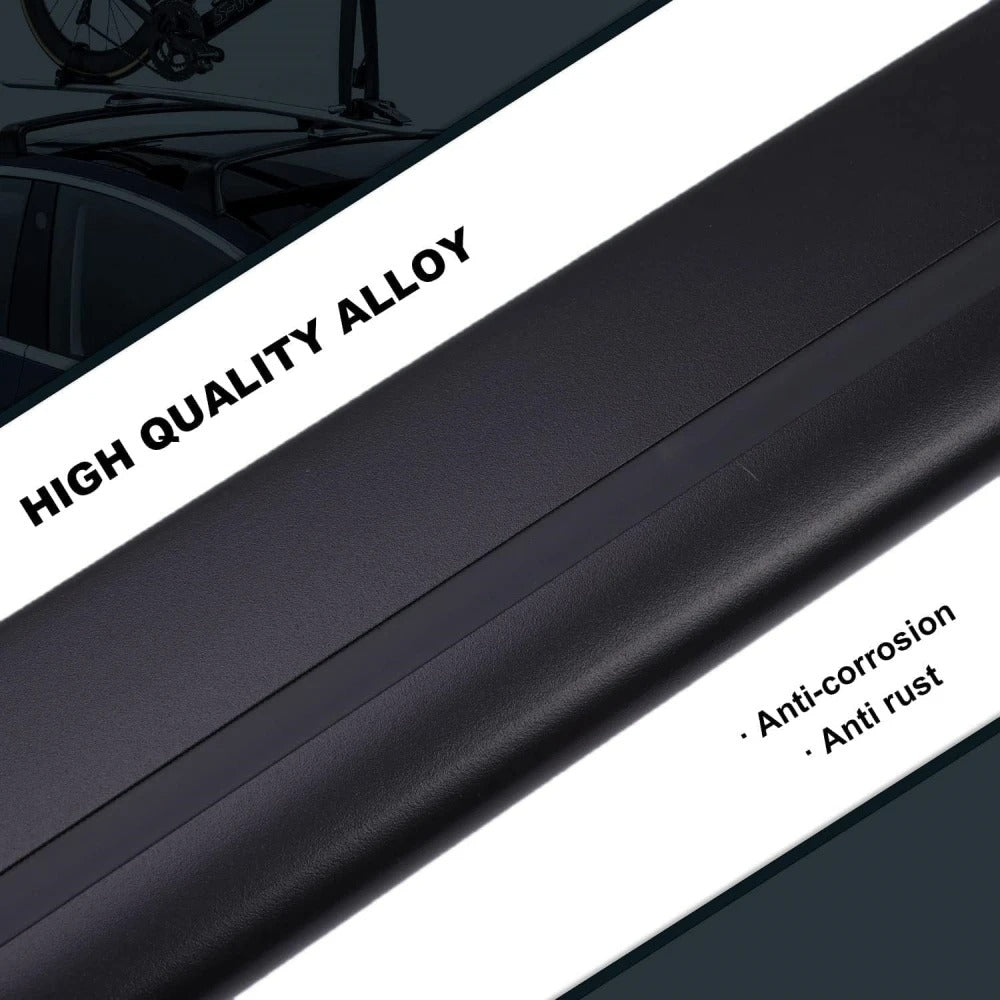 2024 Lockable Roof Rack Cross Bars for Tesla Model 3 & Model Y (2017-2024) - Antitheft Luggage Carrier