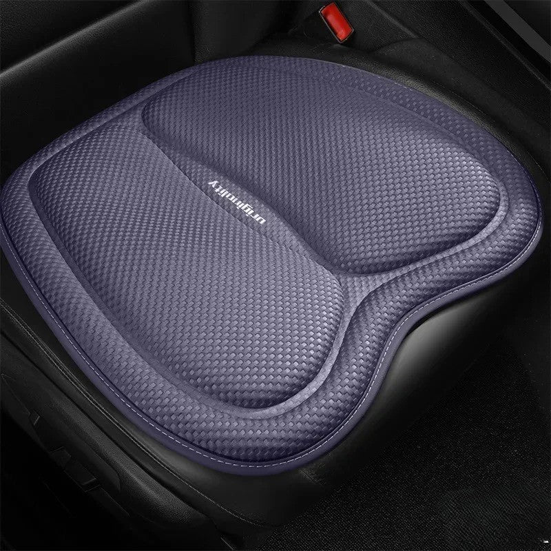 Universal Non-Slip Car Seat Cushion – Convex Cooling Design for Heat Dissipation | Summer Sweatproof Chair Pad - Delicate Leather