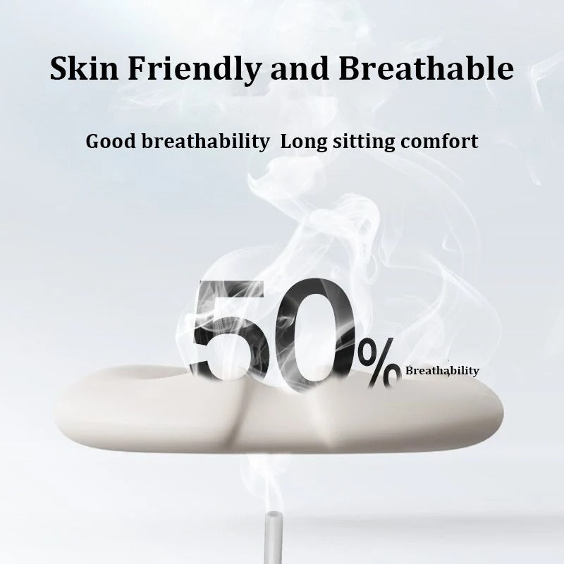 Multifunctional Orthopedic Seat Cushion – Ergonomic Support for Office, Pregnancy, and Hip Pain Relief - Delicate Leather