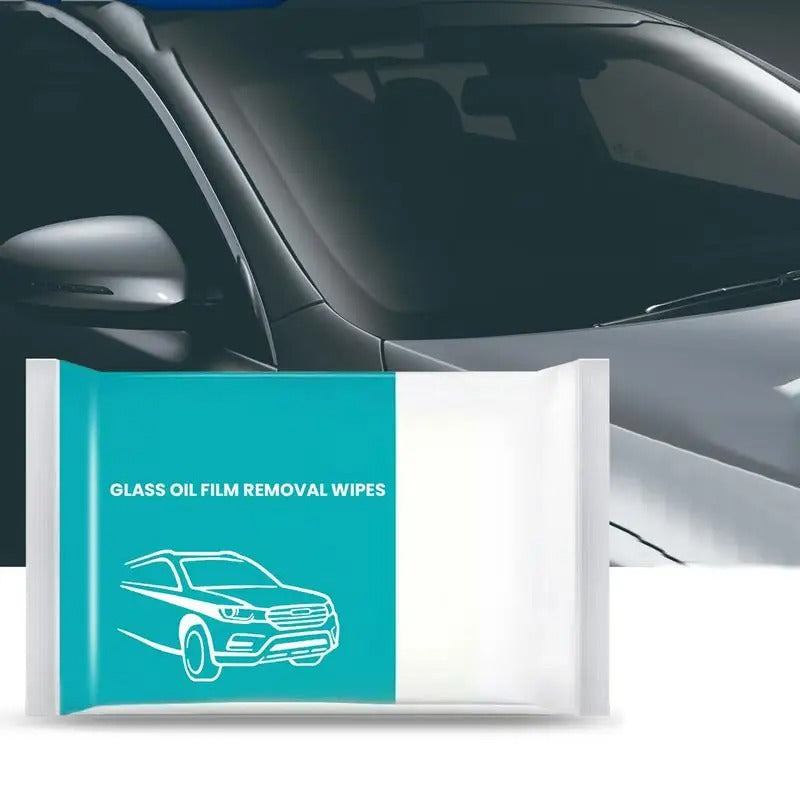 Glass Oil Film Removal Wipes – Convenient Car Glass Cleaner for Spotless Windshields