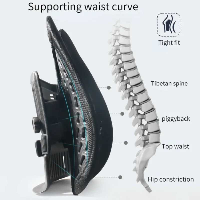 Memory Foam Car Seat Lumbar Pad – Ergonomic Support Waist Cushion for Car, Office, and Travel (Copy) - Delicate Leather