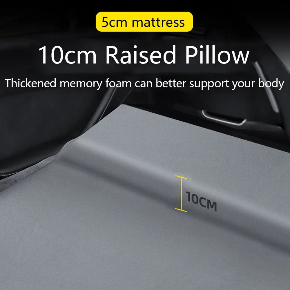 Car Air Mattress for Tesla Model Y / Model 3 – Self-Inflating Camping & Travel Bed - Delicate Leather