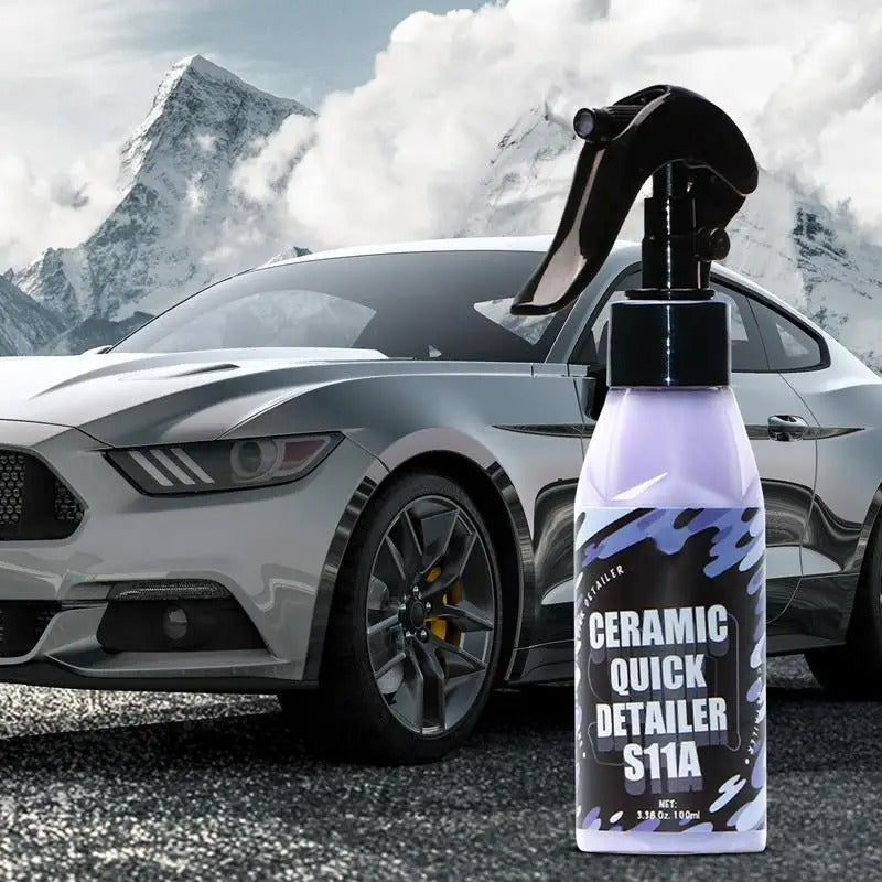 Ceramic Car Coating Spray – Scratch & Water Spot Protection for Car Detailing - Delicate Leather