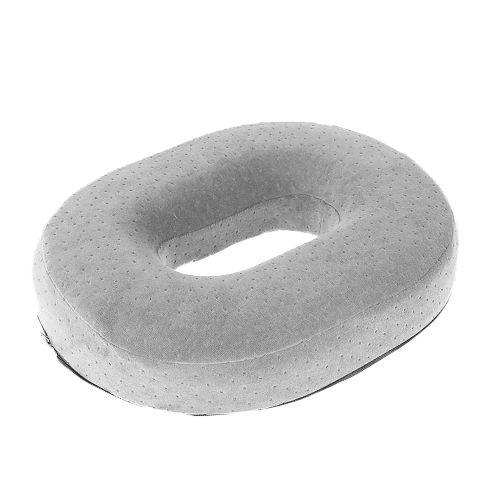 Orthopedic Donut Pillow – Memory Foam Cushion for Tailbone & Sciatica Relief - Delicate Leather