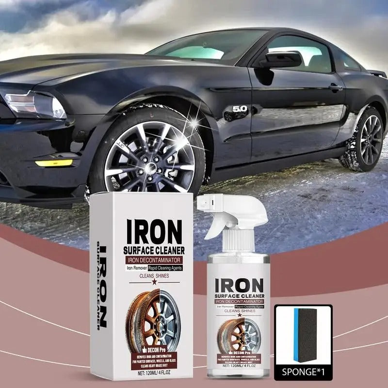 Car Tire & Rim Rust Cleaner – 120ml Deep Cleaning & Maintenance Spray - Delicate Leather