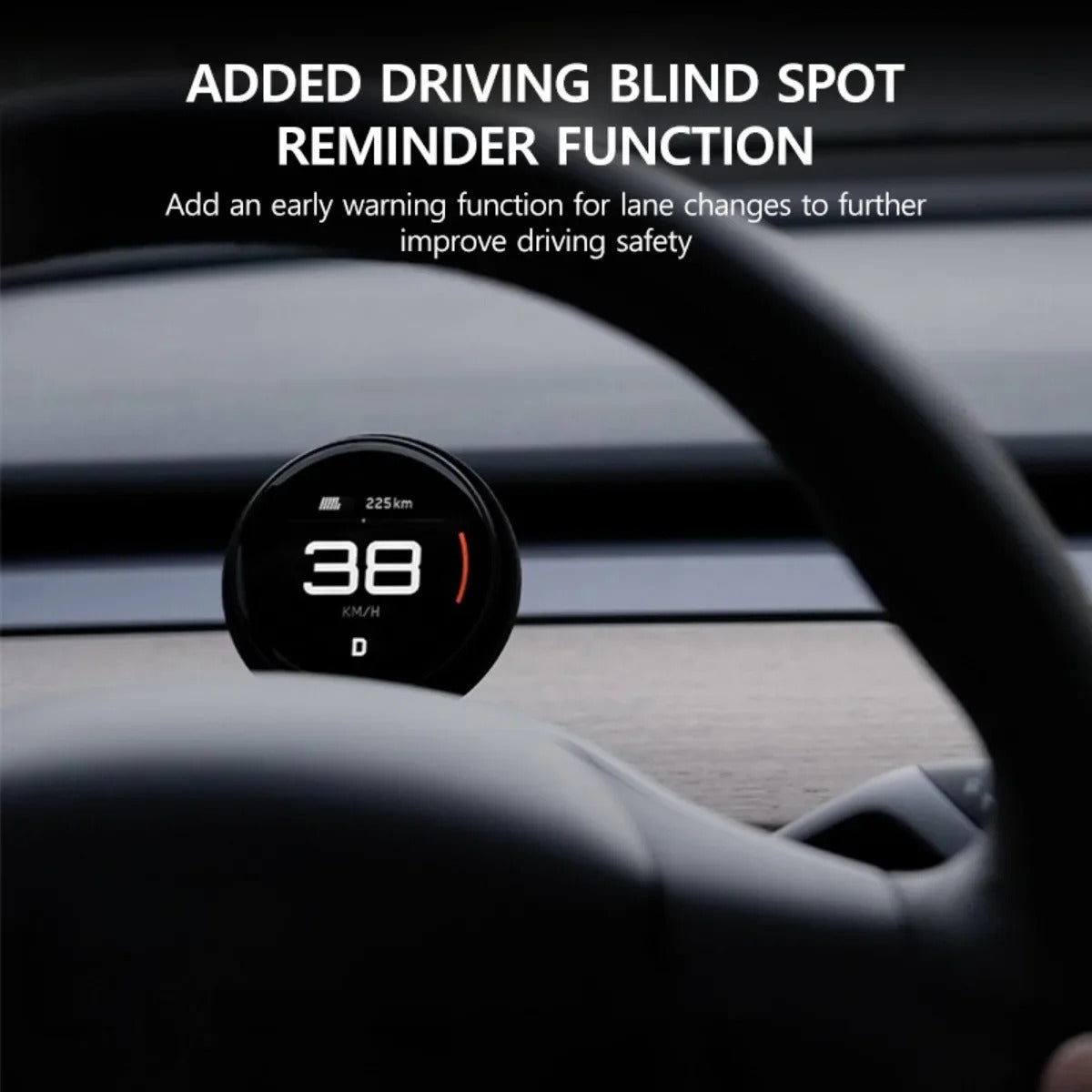 Ultra-Thin Dashboard Display with Wireless Magnetic Charging – Tesla Model Y & Model 3 - Delicate Leather