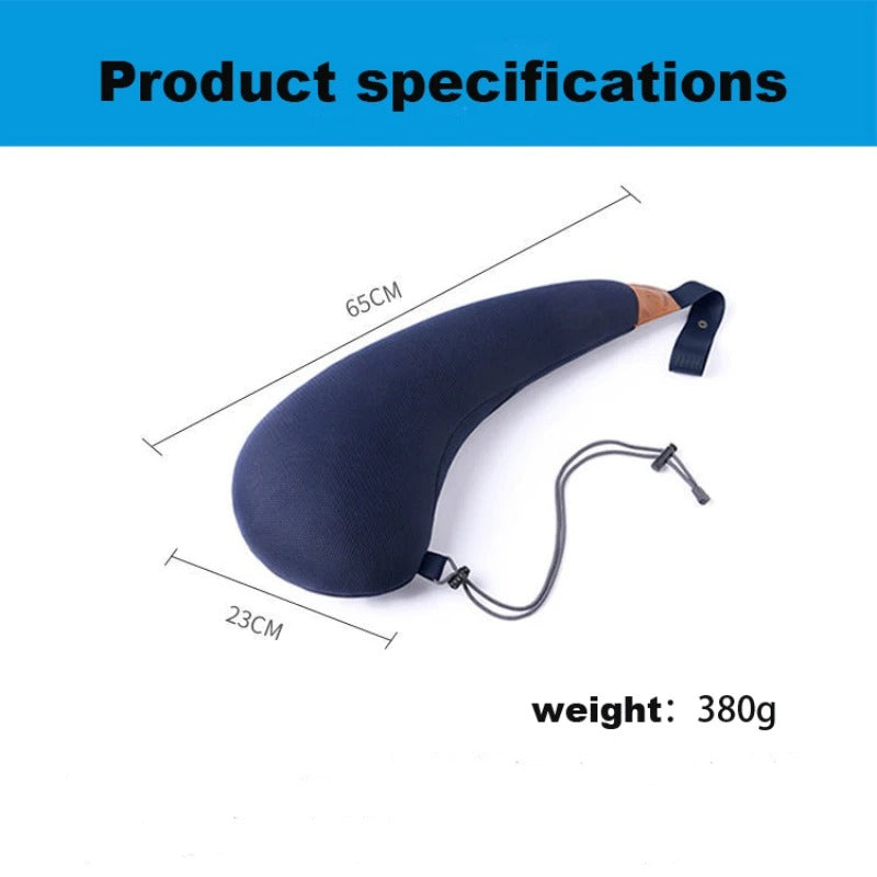 Super Soft Car Seatbelt Shoulder Pad – Universal Travel Neck Pillow for Kids & Adults - Delicate Leather