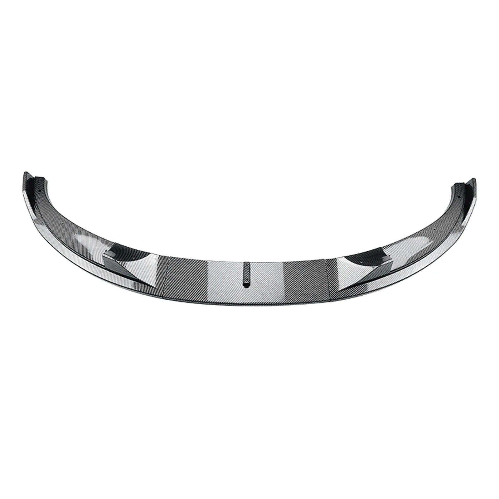Front Bumper Spoiler Lip for BMW 5 Series E60/E61 M5 (2005-2010) – Carbon Fiber Look/Gloss Black - Delicate Leather