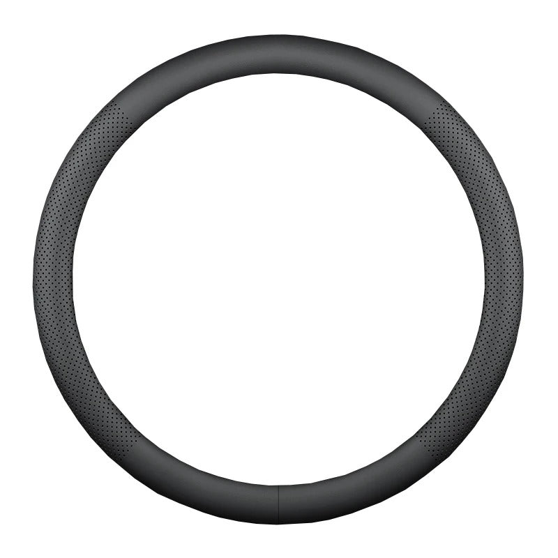 Universal Faux Leather Steering Wheel Cover - All-Season Comfort and Style - Delicate Leather