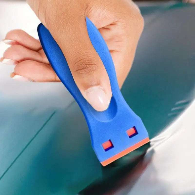 Portable Sticker Scraper Tool – Efficient Label & Decal Remover for Film Application - Delicate Leather