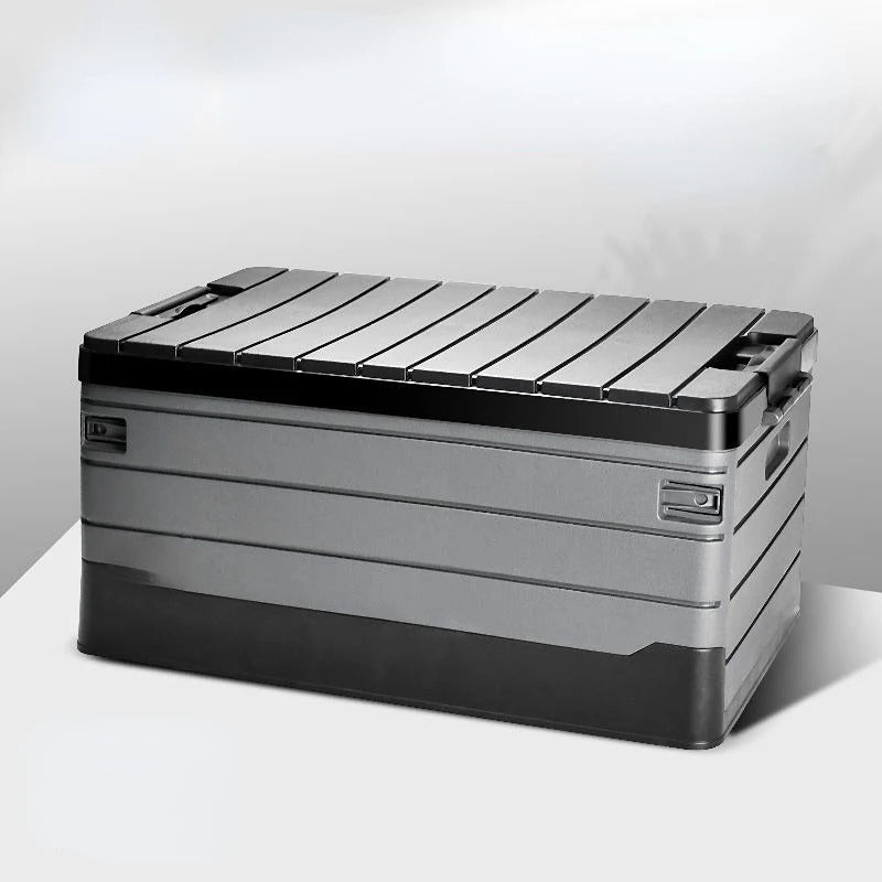 35L Foldable Car Trunk Storage Box – Portable Organizer for Vehicle Essentials - Delicate Leather