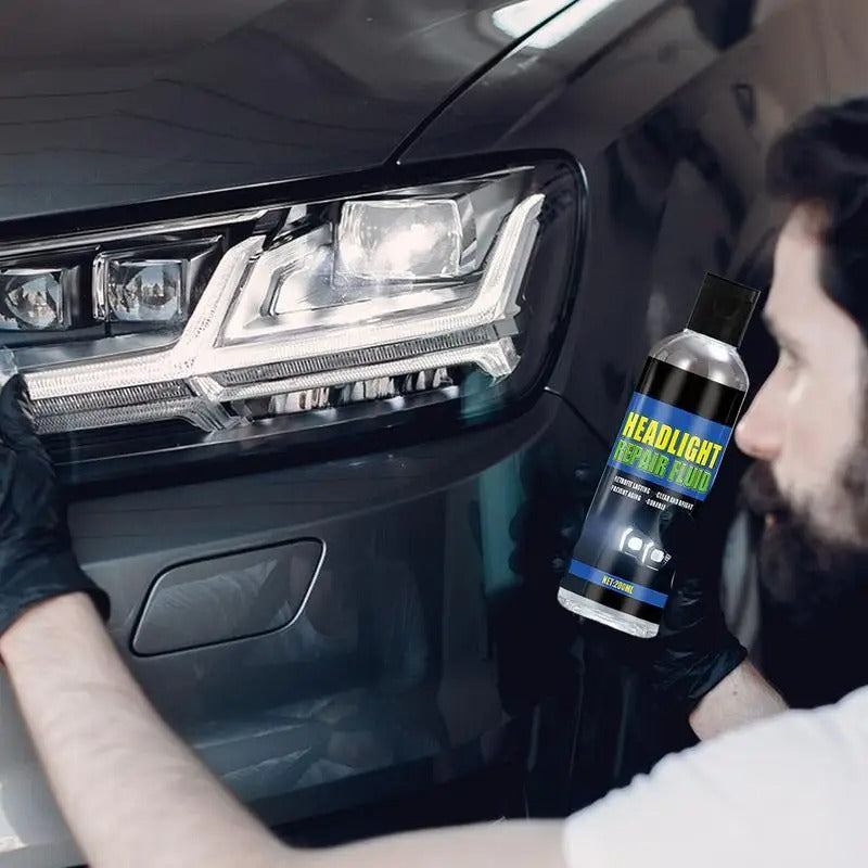 Headlight Cleaner & Restorer – UV Protection & Clarity Restoration (200ml) - Delicate Leather