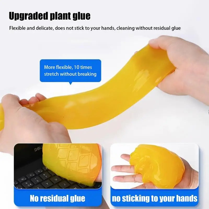Car Cleaning Gel – Reusable 230g Crevice Dust Cleaner for Car, Home, and Office