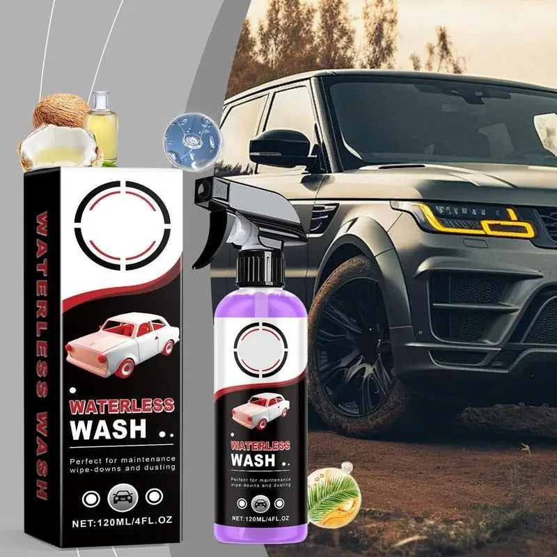 Car Tire Cleaner & Brightener Spray – Tire Restorer with UV Protection (120ml) - Delicate Leather