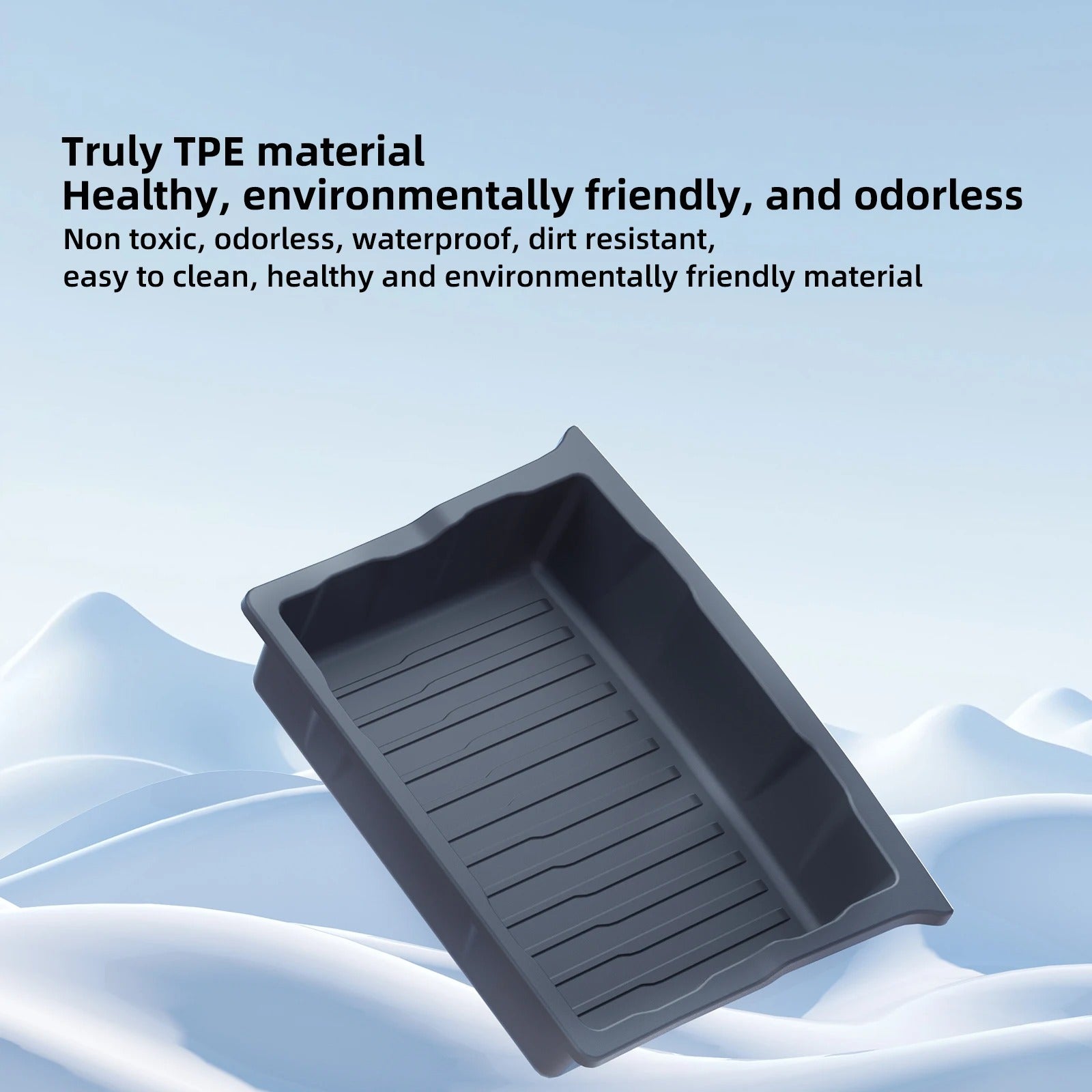 Tesla Model X Under Seat Storage Box – Drawer-Type Organizer for Car Interior (2023-2024) - Delicate Leather